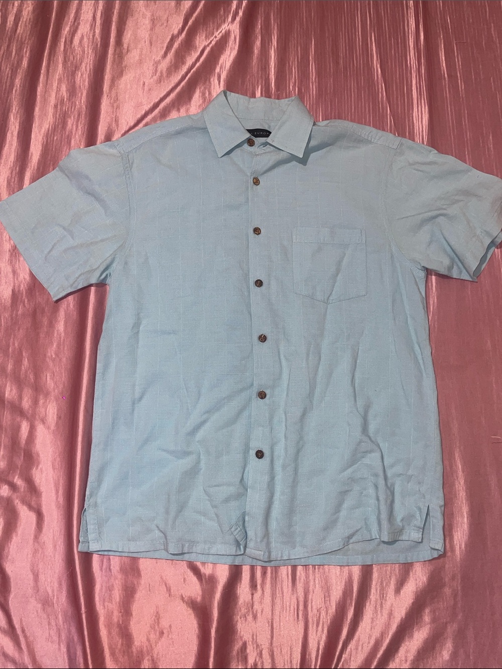 Via Europa Mens Baby Blue Shirt 🩵